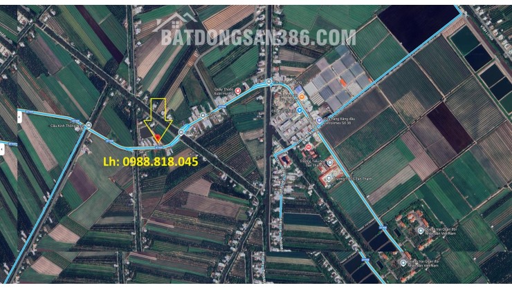 Phát mại Nhà tỉnh Lộ 908 ấp Tân Mỹ, xã Tân Thành, huyện Bình Tân, Vĩnh Long, 1947m2, Mt 53m, mTG